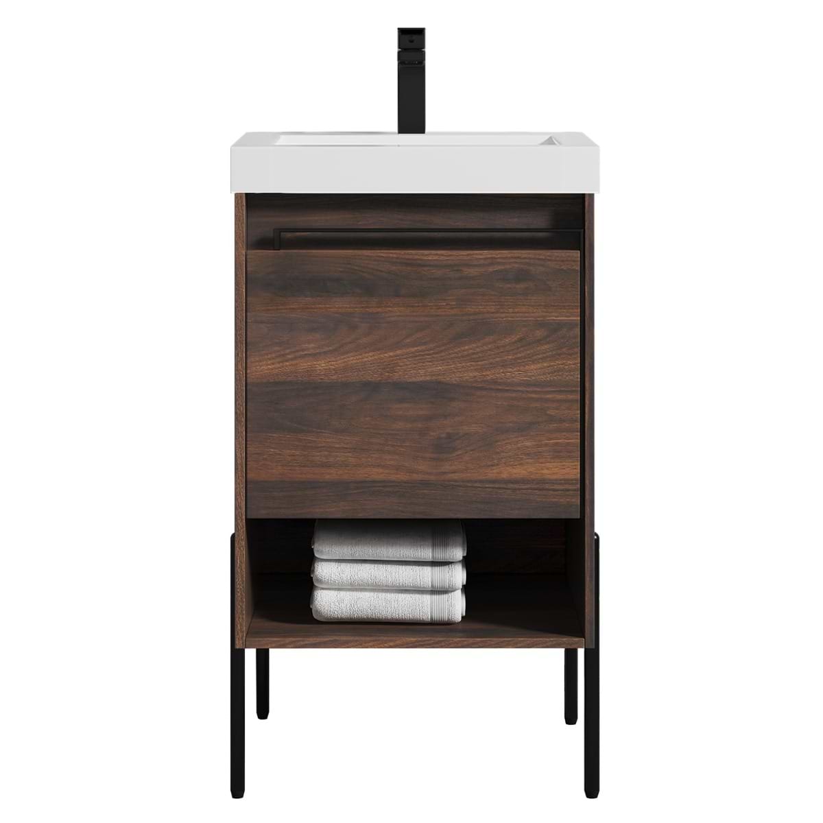 Kaleb 20'' Cali Walnut Vanity and Counter