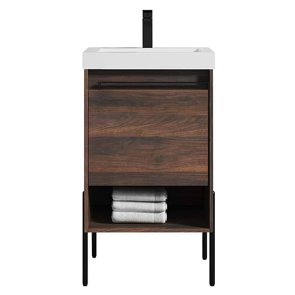 Kaleb 20'' Cali Walnut Vanity and Counter
