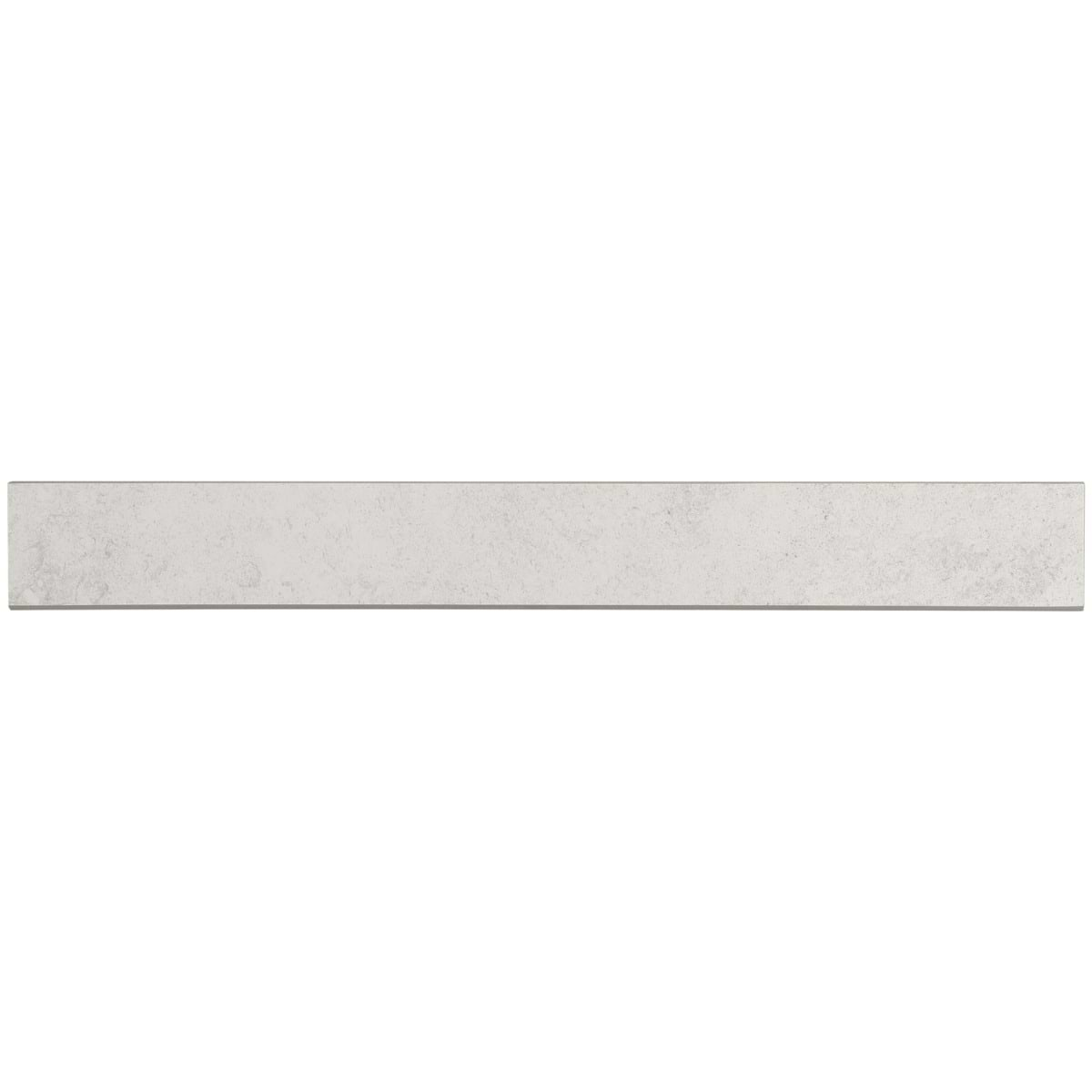 New Rock Perla White 3x24 Matte Porcelain Bullnose