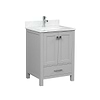 Athena  24'' Gray Vanity And Marble Counter; in Style Ideas Classic, Traditional, Transitional; released 2025; new, trends