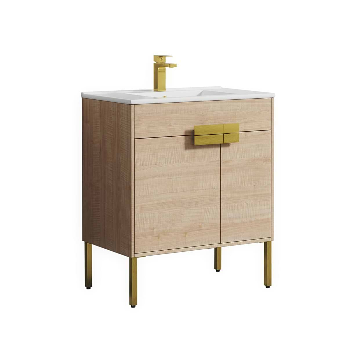 Portofino 30'' Maple Vanity And Counter