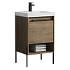 Kaleb 20'' Classic Oak Vanity and Counter; in Style Ideas Contemporary, Industrial, Mid Century, Modern, Transitional
