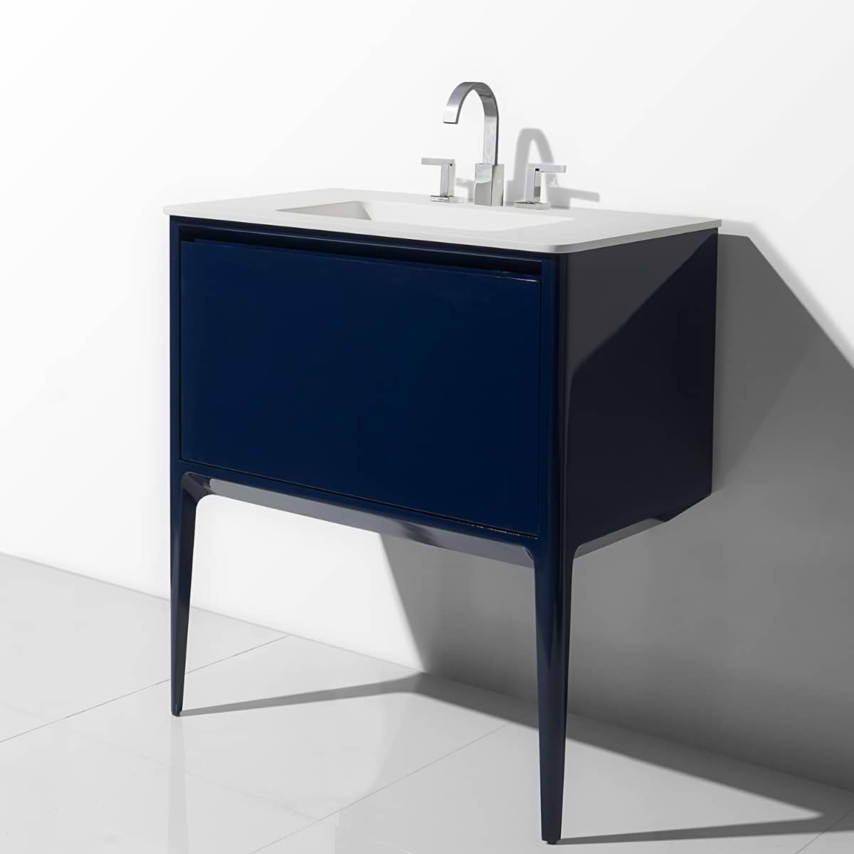 Luxe Collection 30" Navy Gloss Vanity