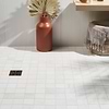 Bianco Dolomite Premium White 3x3 Honed Marble Mosaic; in White Marble; for Backsplash, Bathroom Floor, Bathroom Wall, Commercial Floor, Floor Tile, Kitchen Floor, Kitchen Wall, Outdoor Floor, Outdoor Wall, Shower Floor, Shower Wall, Wall Tile; in Style Ideas Art Deco, Classic, Contemporary, Traditional, Transitional