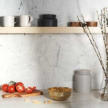 Carrara 10" Hexagon Honed Marble Tile