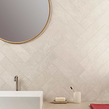 Marmo Perfetto Crema Beige 4x16 Semi-Polished Porcelain Tile