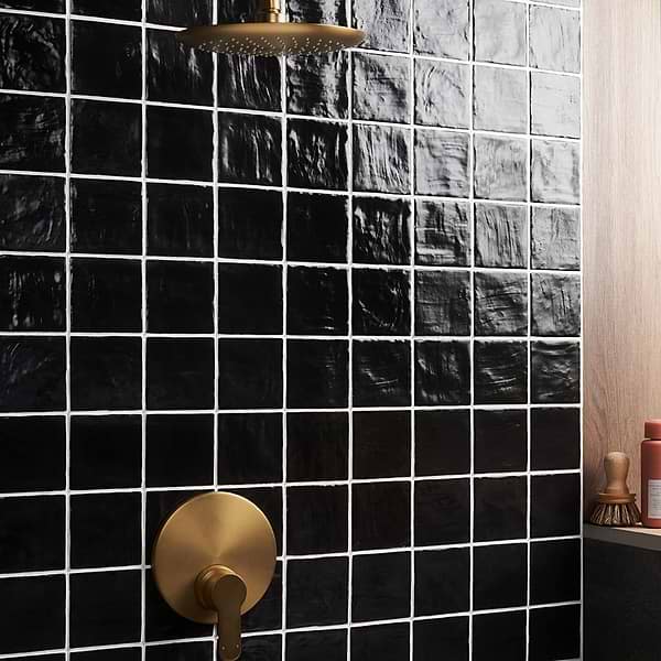 Montauk Jet 4x4 Mixed Finish Ceramic Tile
