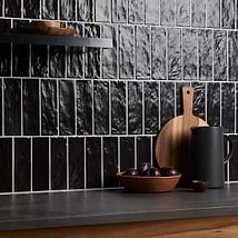Montauk Jet 2x8 Mixed Finish Ceramic Tile