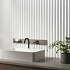 Ponto Bianco White Fluted 5x16 3D Polished Porcelain Tile; in White Extruded Porcelain; for Backsplash, Bathroom Wall, Kitchen Wall, Outdoor Wall, Shower Wall, Wall Tile; in Style Ideas Art Deco, Beach, Contemporary, Industrial, Modern; released 2025; new, trends