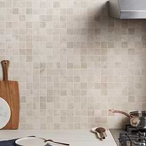 Seville Pergamo Beige 2x2 Travertine Look Matte Porcelain Mosaic Tile