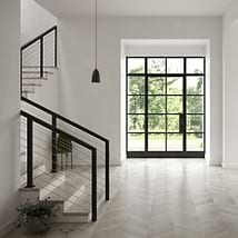 Stacy Garcia Fleetwood Chevron Plume Rigid Core Click 12x48 Luxury Vinyl Plank Flooring