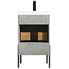 Kaleb 20'' Cement Gray Vanity and Counter