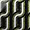 Elizabeth Sutton Arc Interlock Soul Green & Black 12x12 Polished Marble Mosaic Tile