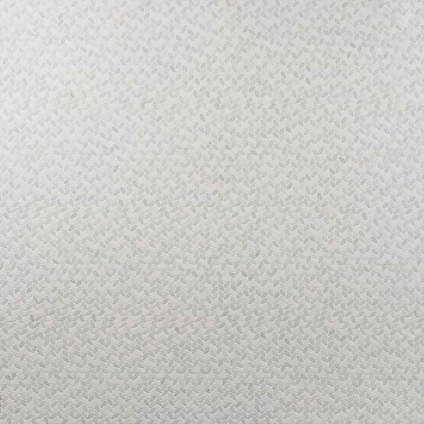 Dova Azul Tumbled Waterjet Marble Mosaic Tile in Blue, White, View 1