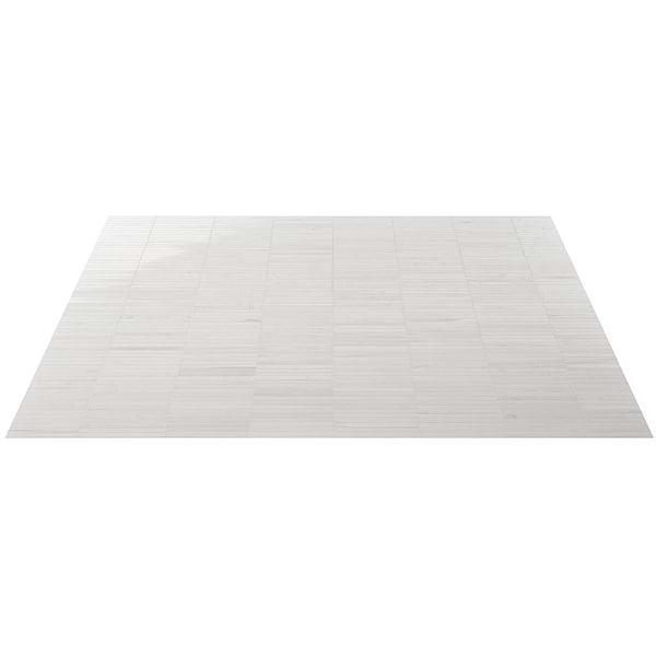 Bianco Dolomite White 1x6 Stacked Premium Polished Marble Mosaic Tile