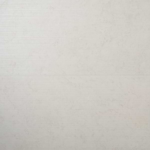 Corretta Flow Bianco White 24x48 Matte Porcelain Tile in Warm White, View 1