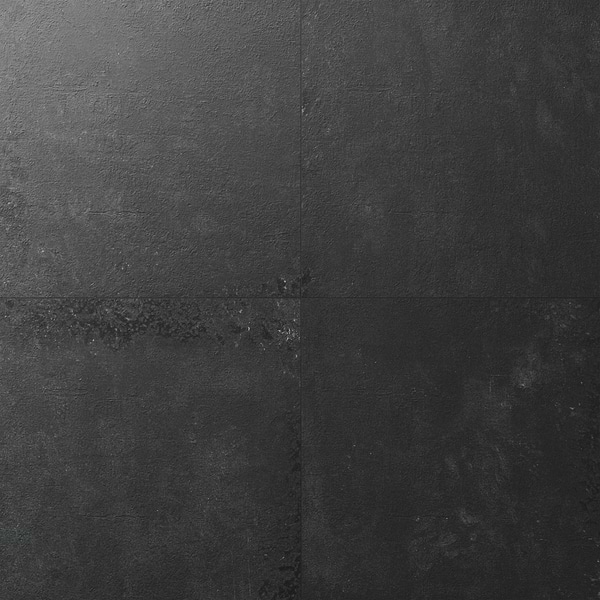 Portrait Black 24x24 Matte Porcelain Tile in Black, View 1