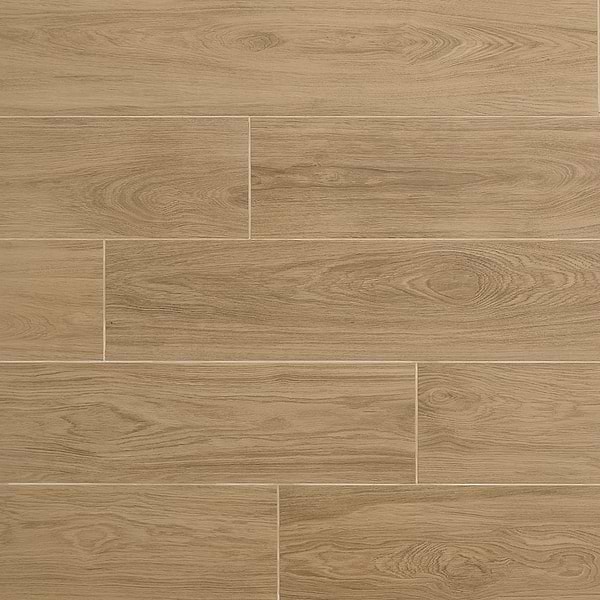 Millie Oak Brown 10x60 XL Wood Look Matte Porcelain Tile in Brown, View 1