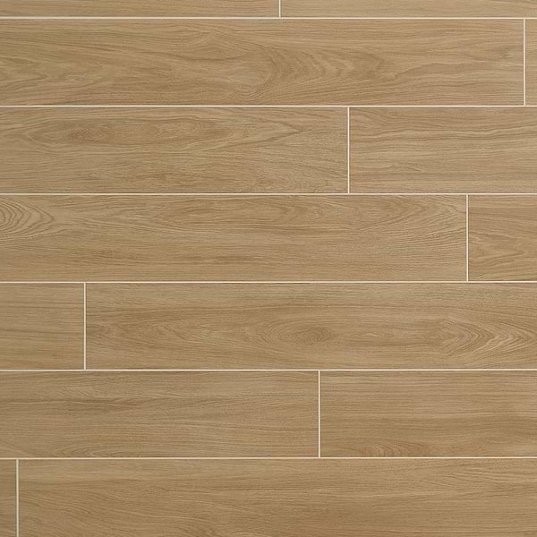 Millie Oak Brown 8x48 Wood Look Matte Porcelain Tile in Brown, View 1