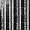 Elizabeth Sutton Arc Linear Noir Black & White 12x12 Honed Marble and Terrazzo Mosaic Tile