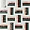 Elizabeth Sutton Arc Weave Passion Multicolor 12x12 Polished Marble Mosaic Tile