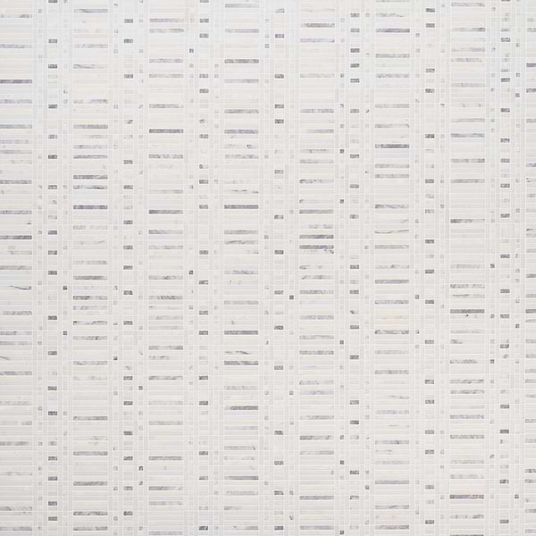 Ellery Lilac Tumbled Marble Mosaic Tile in White, Purple, View 1