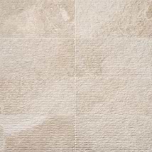 Cream Misto Beige  Chiseled 12x24 Textured Marble Tile