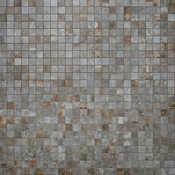 Flatiron 2.0 Graphite Gray 2x2 Matte Porcelain Mosaic Tile by Angela Harris in Charcoal, View 1