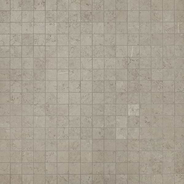 Corretta Warm Gray 3x3 Matte Porcelain Mosaic Tile in Gray, View 1