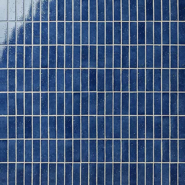 Essa Blue 2x6 Terracotta Look Polished Porcelain Tile in Blue, View 1