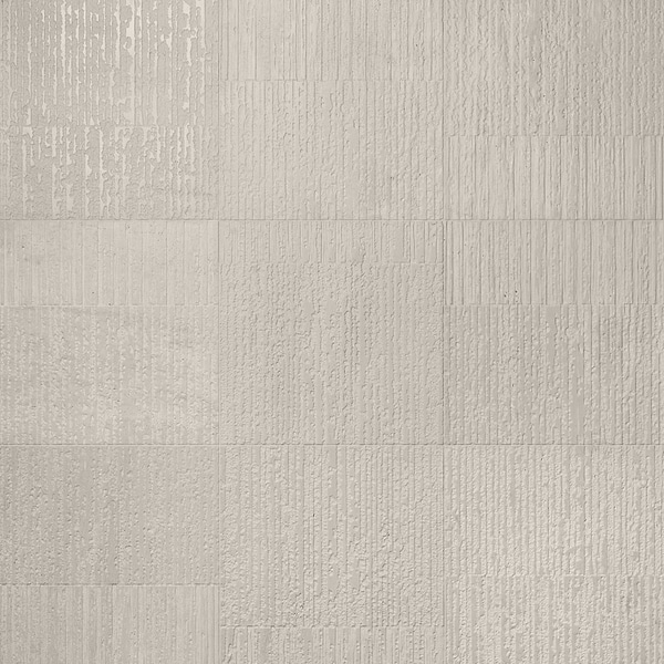 Stretto Carved Silver Travertine 16x16 Vein Cut Unfilled Honed Tile in Silver, View 1