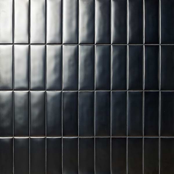 Telos Midnight Metallic 4x12 Matte Ceramic Tile in Metallic, View 1