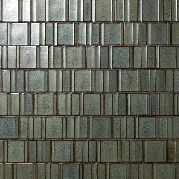Kinro Garden Green 6x6 Metallic Look Matte Porcelain Tile in Green, View 1