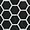 Sagon Nero Black 9" Hexagon Matte Porcelain Tile