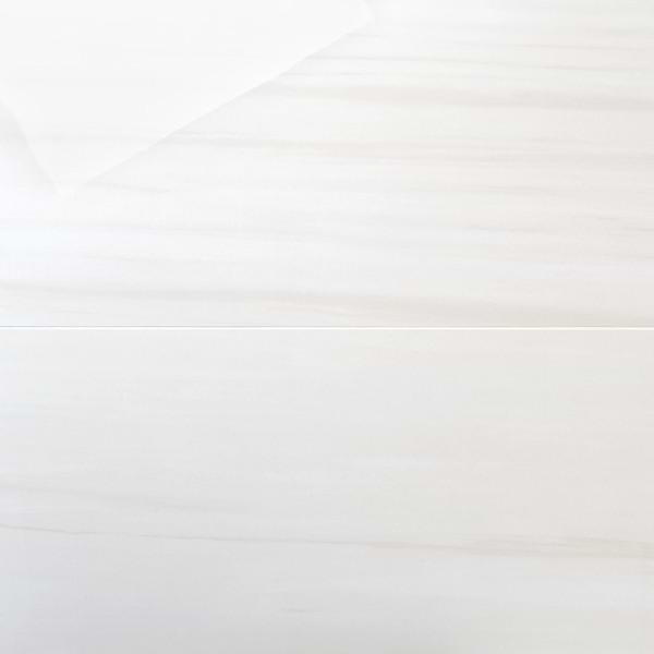 Minera Dolomite Warm White 24x48 Marble Look Polished Porcelain Tile