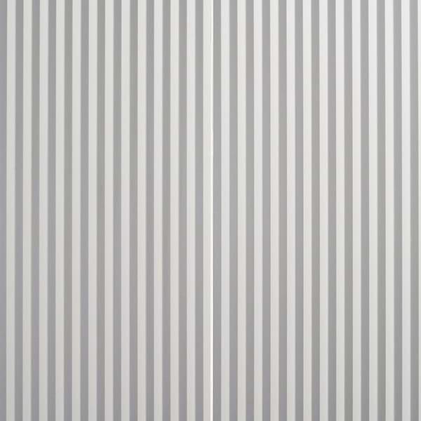 Mod White 12x36 3D Fluted Matte Ceramic Tile 