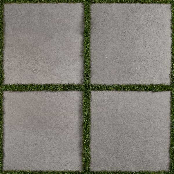 Rushmore 2CM Rock Gray 24x24 Matte Porcelain 2CM Outdoor Paver in Gray, View 1