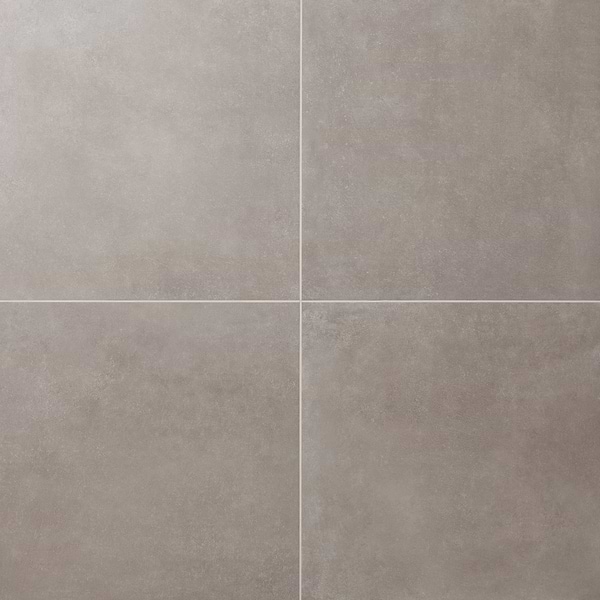 Lines Greige 24X24 Matte Porcelain Tile in Greige, View 1