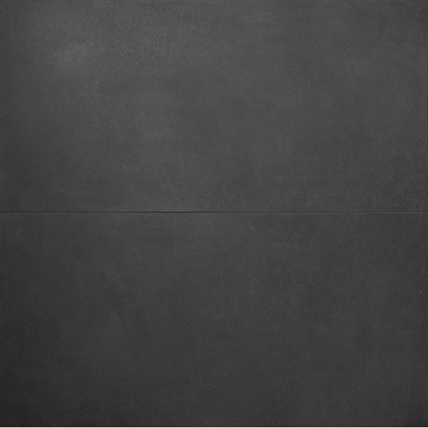 Lines Black 24X48 Matte Porcelain Tile in Black, View 1