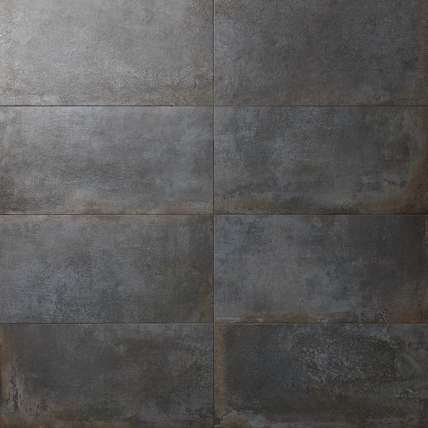 Flatiron 2.0 Black 12x24 Matte Porcelain Tile by Angela Harris in Black, View 1