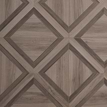 Marsai Modern Parquet Smoked and Dark Oak 32x32 Wood Look Matte Porcelain Tile