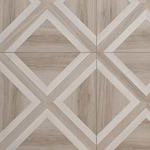 Marsai Modern Parquet Weathered and Light Oak 32x32 Wood Look Matte Porcelain Tile