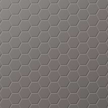 Serenity Dark Gray 2" Hexagon Matte Porcelain Mosaic Tile