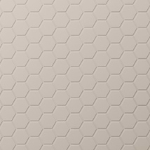 Serenity Pearl Beige 2" Hexagon Matte Porcelain Mosaic Tile
