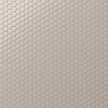 Serenity Taupe Gray 1" Penny Round Matte Porcelain Mosaic Tile
