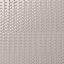 Serenity Taupe Gray 1" Penny Round Polished Porcelain Mosaic Tile