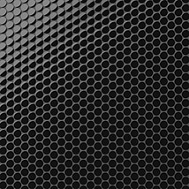 Serenity Black 1" Penny Round Polished Porcelain Mosaic Tile