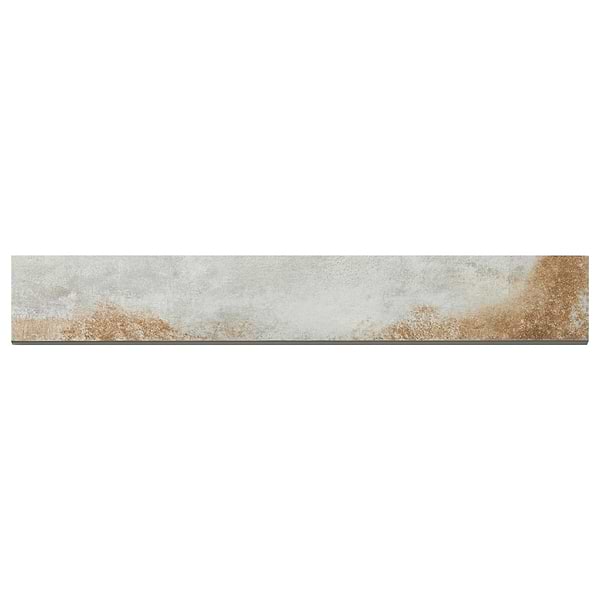 Flatiron White 3x24 Semi-Polished Porcelain Bullnose by Angela Harris in White, View 1