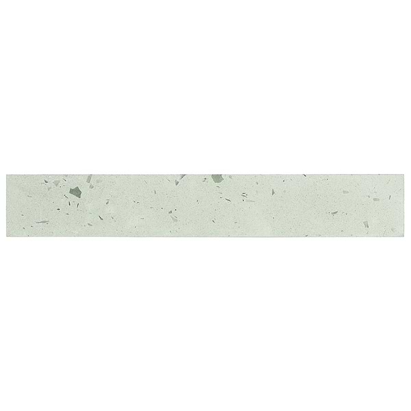 Mancala Aquamarine Green 3x16 Matte Terrazzo Tile