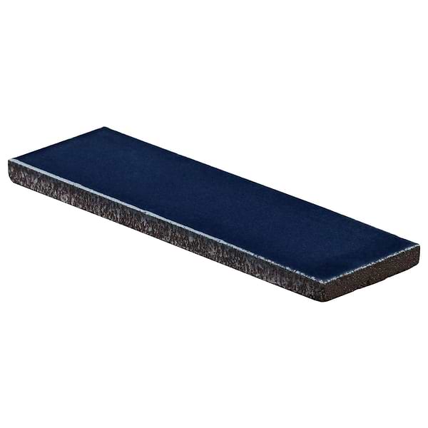 ColorOne Jean Blue 2x8 Crackled Glossy Lava Stone Tile